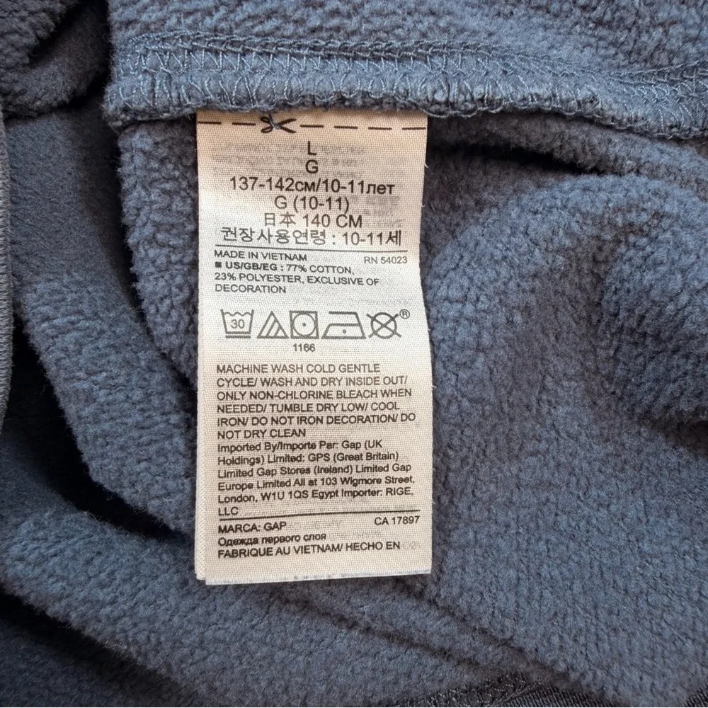 GAP x Star Wars Kids Boys Sweatshirt Blue Youth Crewneck Large (10/11)
